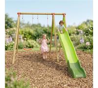 Portique Balançoire En 2,30 M Topwood Milu - 4 Enfants Bois TU