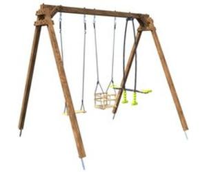 Portique balançoire Pierre en bois traité carré 3 agrès Soulet