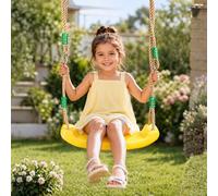 Trigano Balançoire plastique réglable pour portique 2 m - 2,5 m Jaune