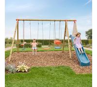 Portique Balançoire2,30 M Topwood Xolti 2 - 8 Enfants Bois TU