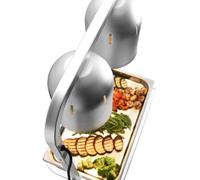 Portique chauffe-plat avec 2 lampes infrarouges - Hendi HENDI