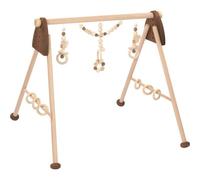 Gollnest & Kiesel Portique d'activités Écureuil bois marron pour bébé