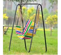 Portique de Balançoire en Métal - BLUETHY - Support de Balançoire Extérieur - Portance 100 kg - 90*85*145cm