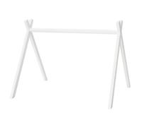 roba Portique d'Éveil en Bois pour Bébé Montessori Babygym - Arche de Jeux Solide - Favorise la Motricité Fine - Blanc