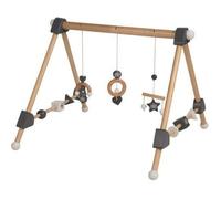 Portique d'Éveil en Bois - ROBA - Rock Star Baby 3 - Avec 3 Pendentifs - Naturel / Anthracite