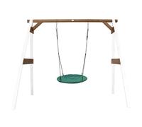 Portique en bois marron avec balançoire