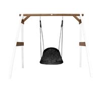 Portique en bois marron avec balançoire