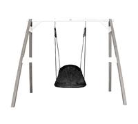 Portique en bois marron avec balançoire