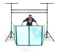 Portique jeux de lumières / Pont 3M de hauteur IBIZA LIGHT SONO DJ + Panneau AFX LIGHT 4 Lycra pour cacher l'arrière de la régie