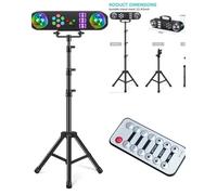 Portique lumineux - AUDIO CLUB - PC51SET - 5-en-1 - 7 Leds RGB - Laser rouge et vert