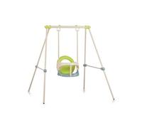 Smoby Portique métal Baby Swing 1er âge – Hauteur 120 cm – Arceau de sécurité
