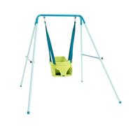 Portique métal Fauteuil bébé Pliant h129 cm, Bleu