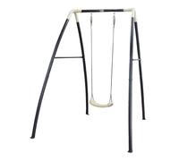 Portique métal noir 1 balançoire Axi