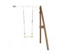 AXI Portique mural en bois FSC – Balançoire enfant Marron/Blanc pour extérieur