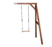 AXI Portique mural en Bois FSC - Balançoires Enfant en Marron | Balançoire pour Enfants pour l’extérieur / le jardin