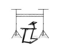 Portique Pont 3M de hauteur pour jeux de lumières SONO DJ + Support POUR TABLES DE MIXAGE, PLATINES, CONTRÔLEURS, PC