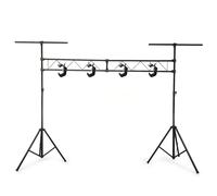 Portique pour Jeux de Lumières jusqu'à 3m, BM SONIC BRIDGE, 24 perçages pour fixations, Pont Sonorisation DJ, 4 Crochets inclus