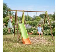 Portique Poutre Métal 2,30 M Techwood Premium Xalto - 5 Enfants Bois TU