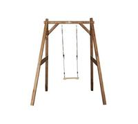 AXI Portique en bois FSC – Balançoire enfant simple Marron pour extérieur/jardin