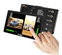 Portkeys BM7 II DS Moniteur Caméra de Contrôle sans Fil 7" Écran Partagé Moniteur de Terrain à Écran Tactile avec Luminosité 2200nit 4K HDMI 3G SDI pour Red Komodo V-Raptor BMPCC 4K/6K