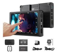 Portkeys LH5C 5,4" Moniteur Caméra 4K HDMI Input, Camera Control Touch to Focus pour FX2/FX3/FX30/A6700/A7S III/A7M IV, R5/6/7/8, GH6/BGH1/S5, 3D LUT Waveform Focus Peaking Moniteur DSLR