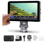 Portkeys LH7H Moniteur Caméra 7" 1000nits Tactile Entrée/Sortie HDMI 4K avec Sortie 3D LUT Outils Pro Waveform Vectorscope Histogramme Stretch Vertical Léger, pour DSLR & Hybrides