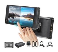 Portkeys PT6 Moniteur, Moniteur de Soins Professionnel sur caméra Écran 5,2" 600 nit Touch Control 4K HDMI 30p Entrée HDMI 1080P60 Sortie 3D LUT Box.