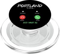 Portland Appelle et Je Dois partir en Voyage en Oregon PopSockets PopGrip pour MagSafe