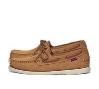 Sebago - Chaussures Bateau Pour Homme En Suede Docksides Portland Flesh Out - Marron - 44