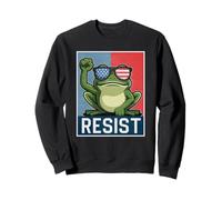 Portland Frog Resist Protest on NO Kings Day Sweatshirt