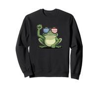 Portland Frog Subtle Protest on NO Kings Day Sweatshirt