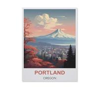 Portland Oregon，Jigsaw Puzzle 1000 Pièces en Bois Puzzle-Stitch Classique Bricolage Enfants Décompression Jouet Éducatif Brithday Cadeaux Puzzles（75x50cm）-A39