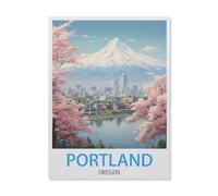 Portland Oregon，Puzzle 1500 Pieces Wood Puzzle Adult Children's Educational Toy Family Decompression Game（57x87cm）-FH35