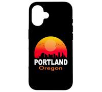 Portland Oregon Vintage Retro Sunset City State USA Coque pour iPhone 16
