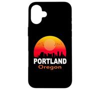 Portland Oregon Vintage Retro Sunset City State USA Coque pour iPhone 16 Plus