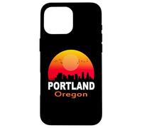 Portland Oregon Vintage Retro Sunset City State USA Coque pour iPhone 16 Pro Max