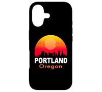 Portland Oregon Vintage Retro Sunset City State USA Coque pour iPhone 17