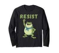 Portland Resist Frog, résistance Pacifique, Manifestation Contre Les Grenouilles 2025 Manche Longue