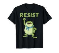 Portland Resist Frog, résistance Pacifique, Manifestation Contre Les Grenouilles 2025 T-Shirt