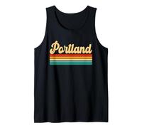 Portland, Ville américaine, rétro, Vintage Débardeur