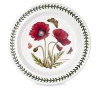 Portmeirion Botanic Garden - 25,4 cm Assiette Plaine - Coquelicots (Lot de 6)