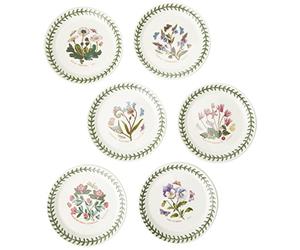 Portmeirion Botanic Garden Lot de 6 assiettes à pain et beurre 15 cm