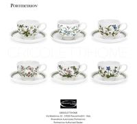 Portmeirion - Botanic Garden - Set 6 Tasses de Thé avec Soucoupe - Revendeur