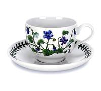 Portmeirion Botanic Lot de 6 tasses à thé et soucoupes assorties