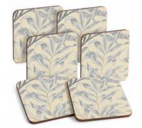 Portmeirion Home & Gifts Dessous de Verre en Forme de Saule Bleu S/6 (s), Tissu Multicolore
