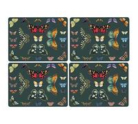 Portmeirion Home & Gifts Lot de 4 Grands Sets de Table, liège, Multicolore, 40,1 x 29,8 cm