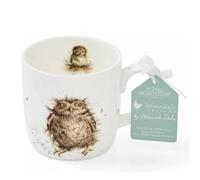 Portmeirion Home & Gifts MMKD5629-XS Wrendale What a Hoot Mug en céramique, Multicolore, 8,5 x 12 x 8 cm