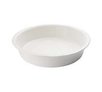 Portmeirion Home & Gifts Plat à tarte rond en porcelaine Blanc 27,3 x 27,3 x 5,3 cm