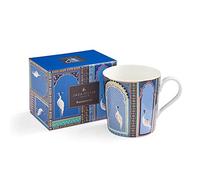 Portmeirion Home & Gifts Sara Miller London SMII78914-XG Mug Motif fenêtres en treillis Indigo