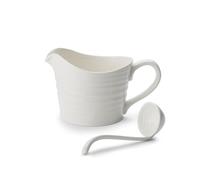 Portmeirion Mini pichet à sauce Sophie Conran avec louche Blanc 18,5 x 11 x 13 cm